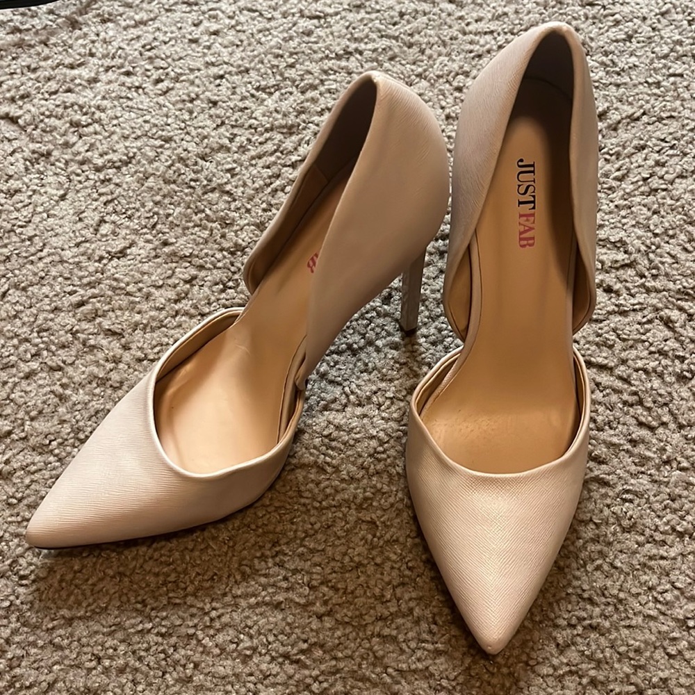 Cream Stiletto High Heels